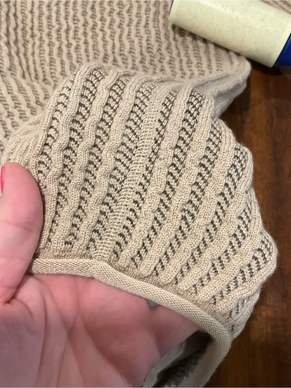 Giorgio Armani Tan Ribbed Sweater - Picture 11 of 14